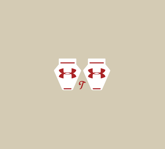 Mini UA Clip Decals, Mini Visor Clip Decals - T-Mac Sports